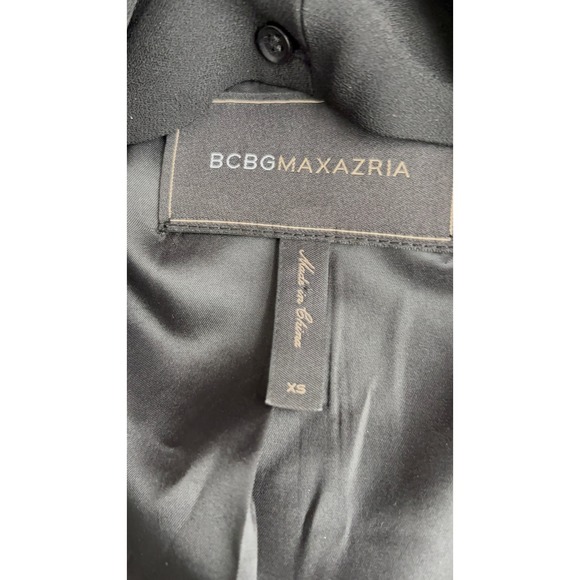 BCBG Max Azria Vest Black Fringe‎ XS Sleeveless Party Cocktail Career - Picture 8 of 8